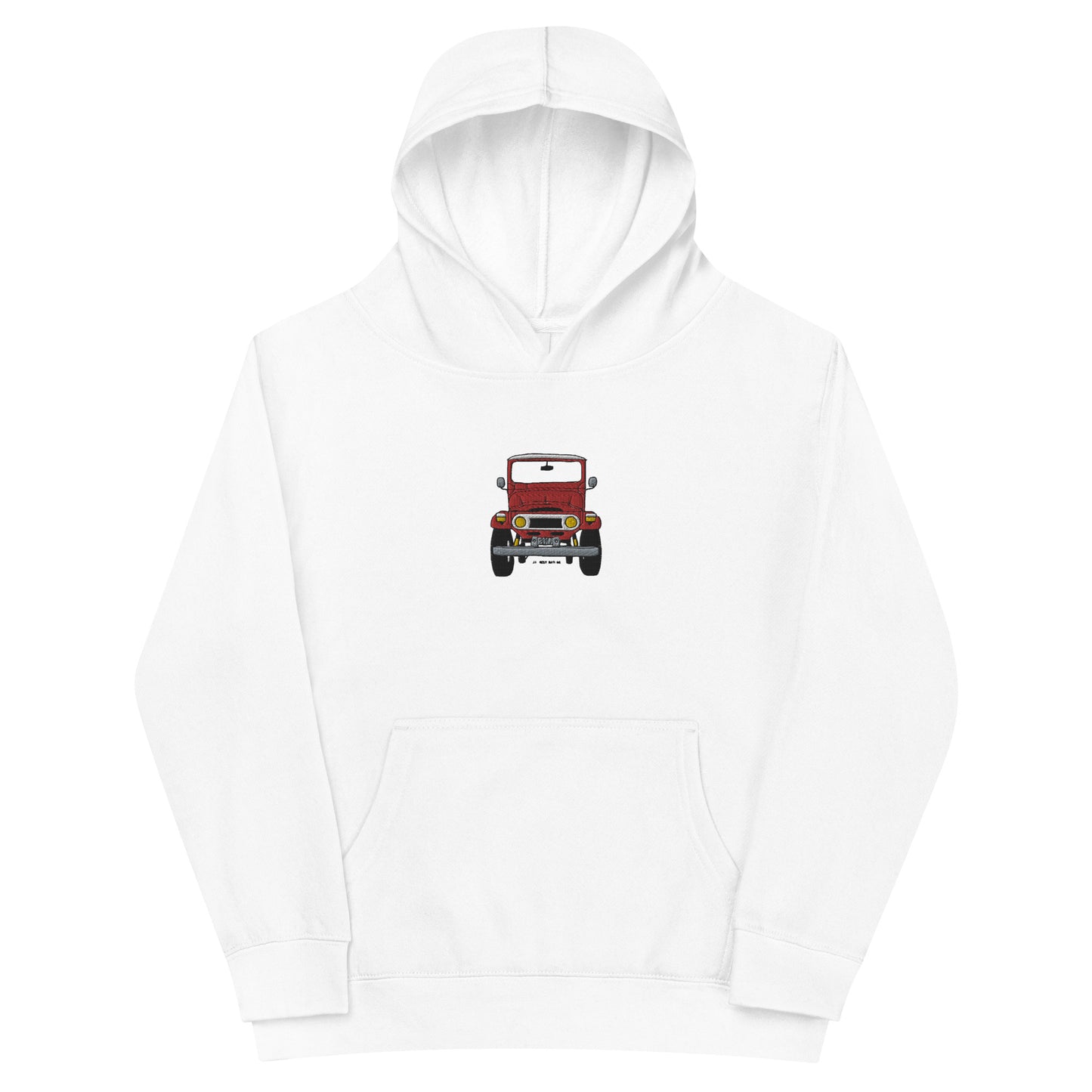 Kids Fj40 Embroidered fleece hoodie