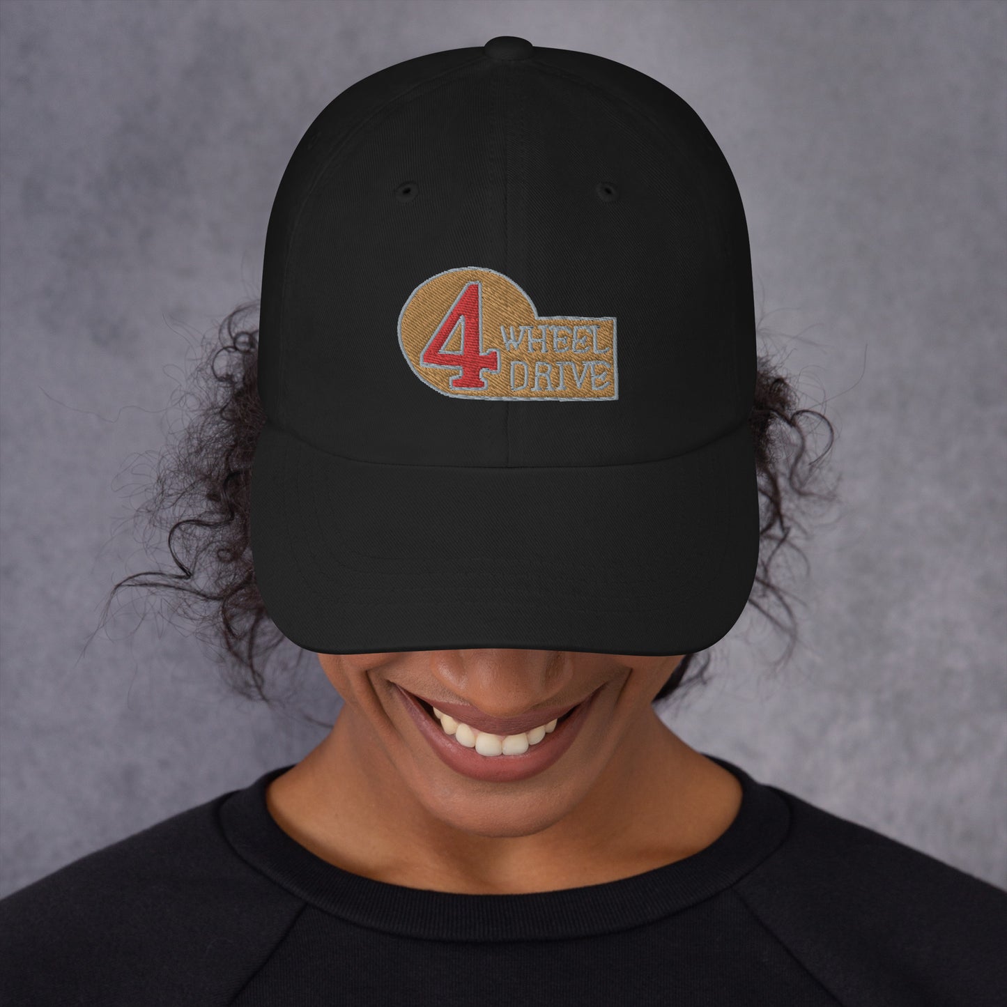 4 Wheel Drive Embroidered Dad hat