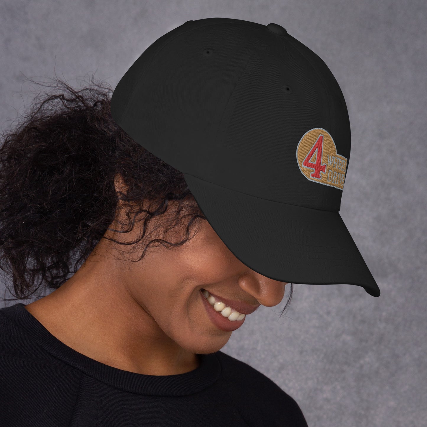 4 Wheel Drive Embroidered Dad hat