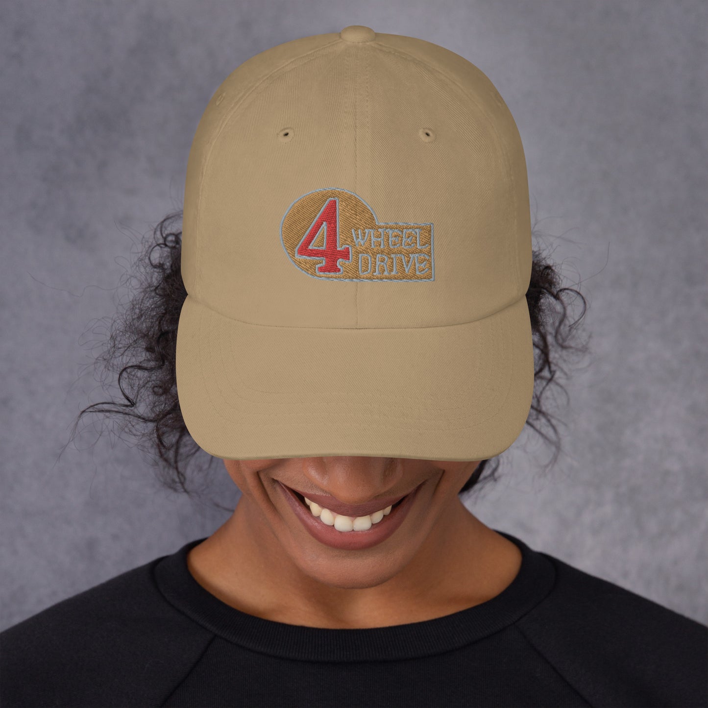 4 Wheel Drive Embroidered Dad hat