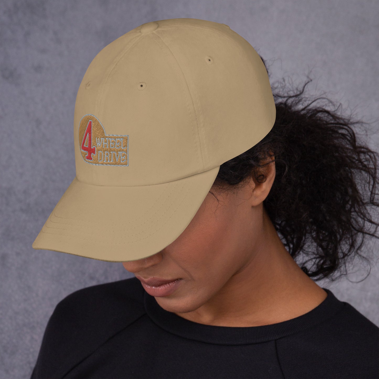 4 Wheel Drive Embroidered Dad hat