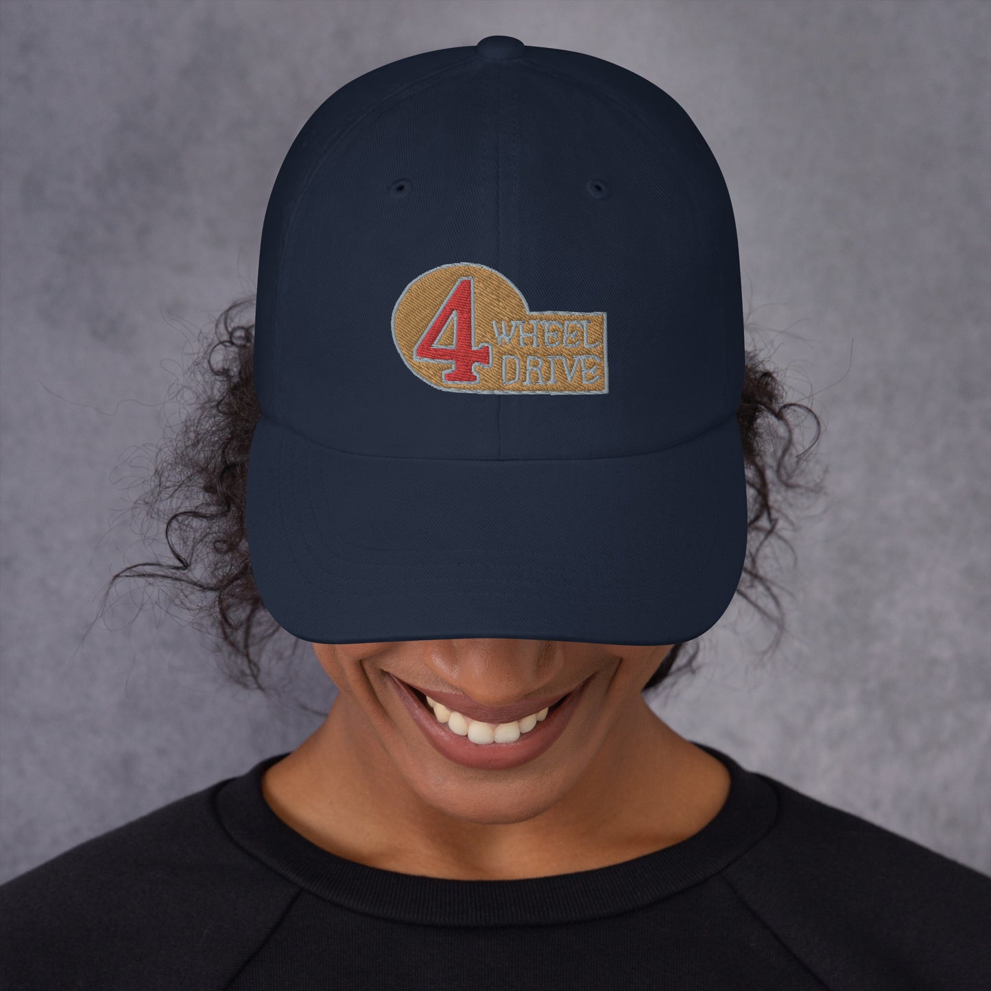 4 Wheel Drive Embroidered Dad hat