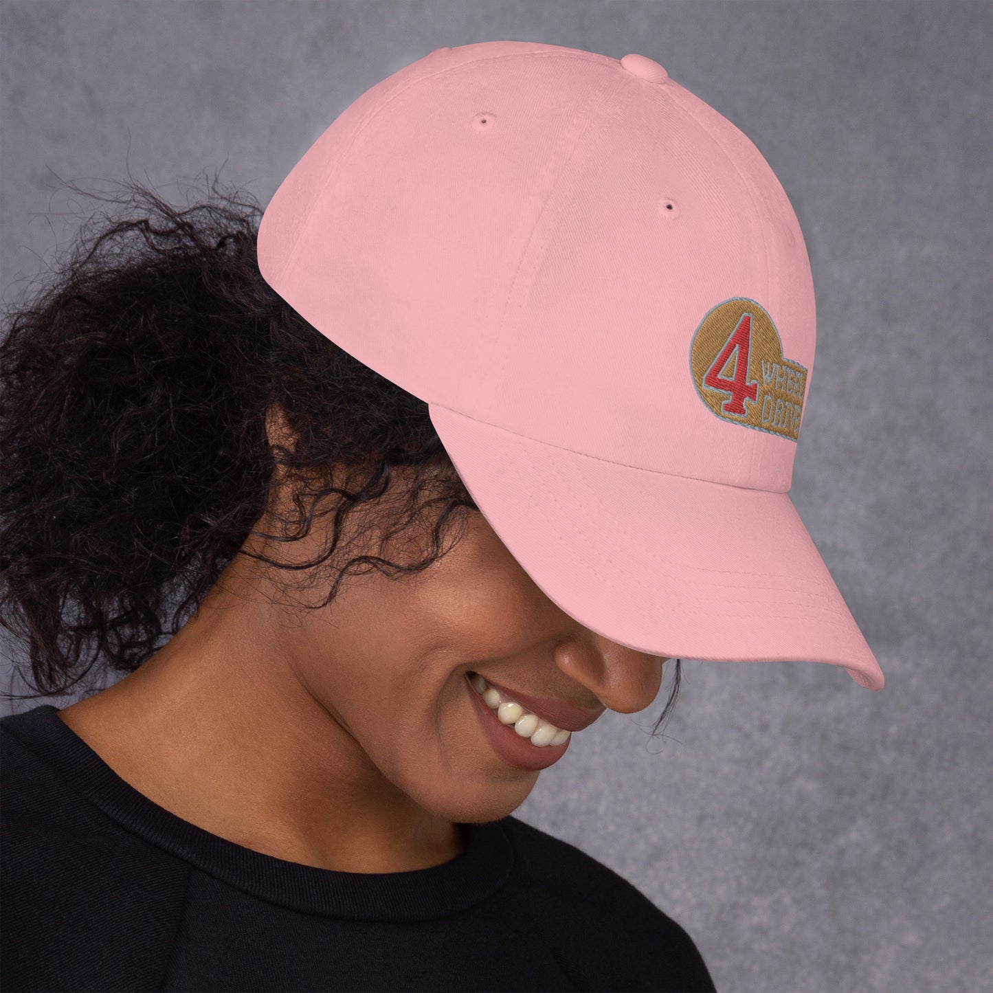 4 Wheel Drive Embroidered Dad hat