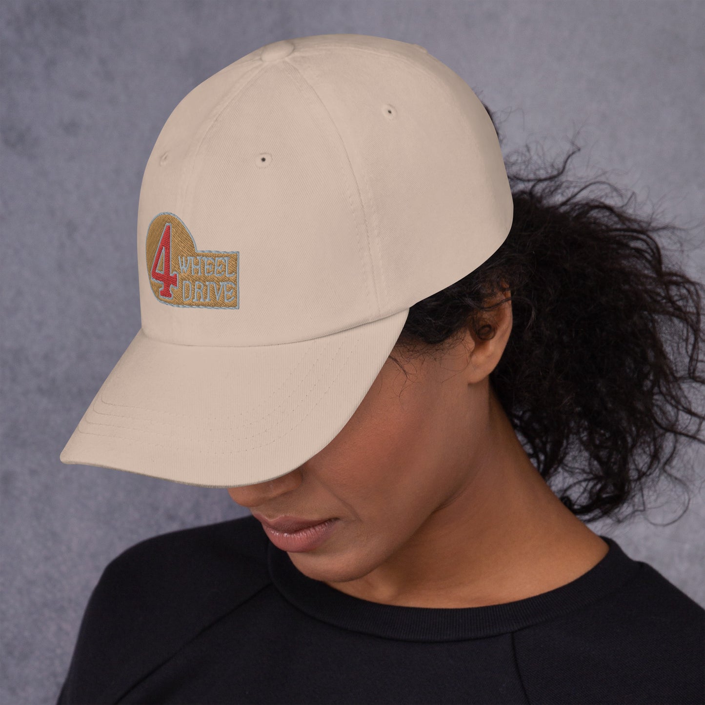 4 Wheel Drive Embroidered Dad hat