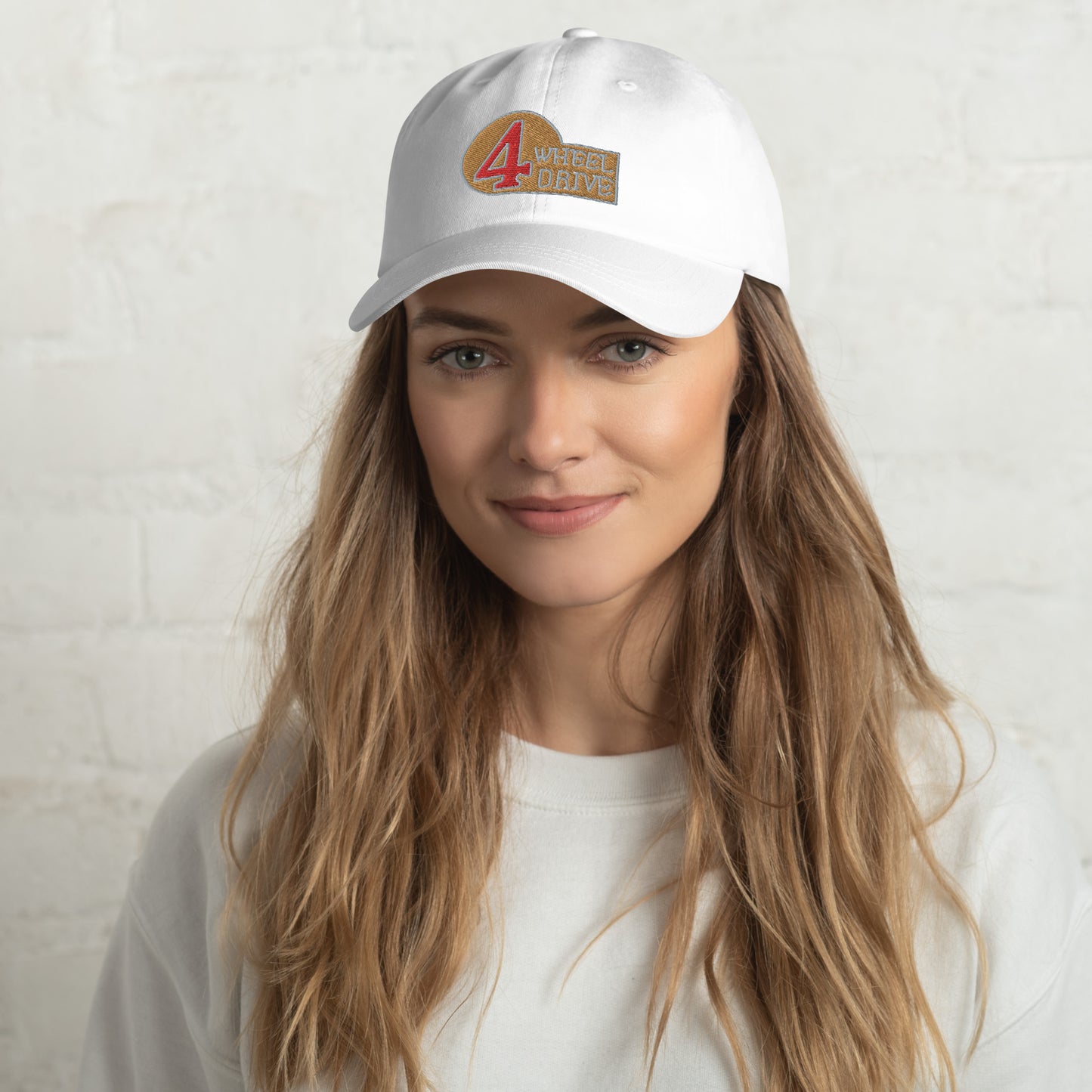 4 Wheel Drive Embroidered Dad hat