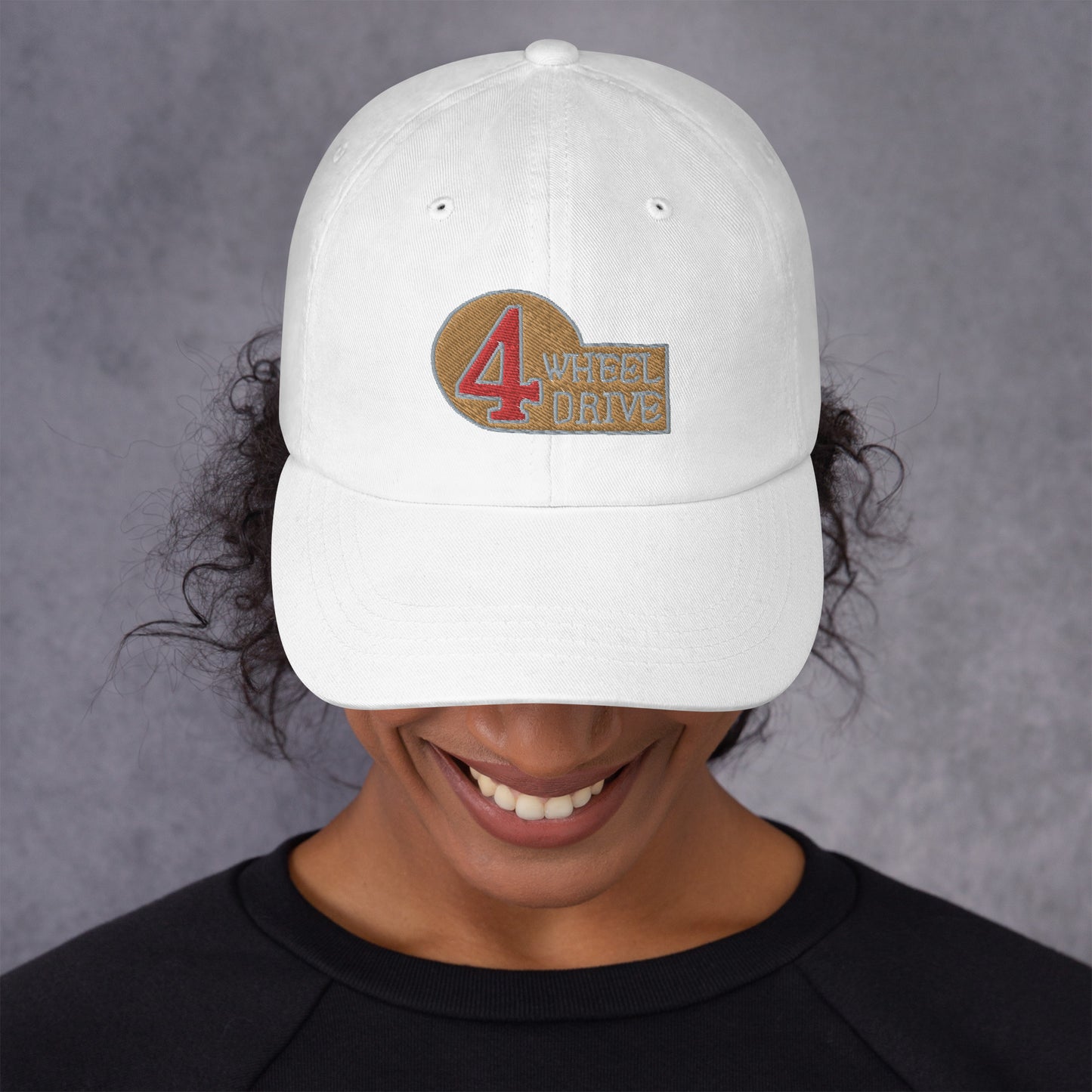 4 Wheel Drive Embroidered Dad hat