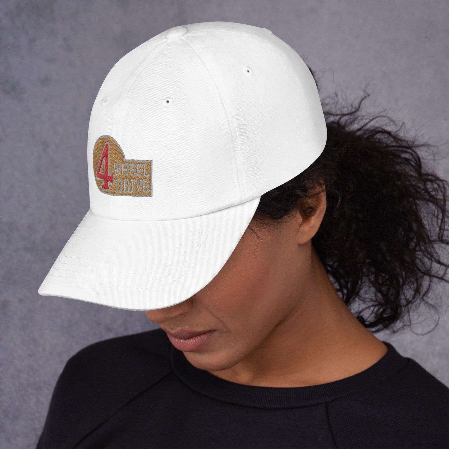 4 Wheel Drive Embroidered Dad hat