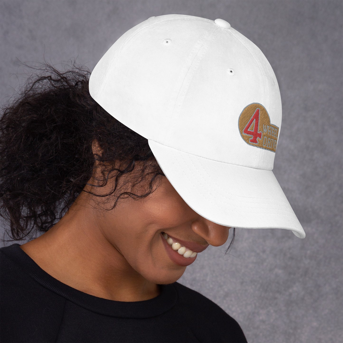 4 Wheel Drive Embroidered Dad hat