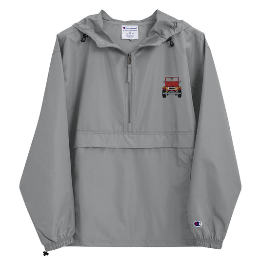 Embroidered Front white 40 Champion Packable Jacket