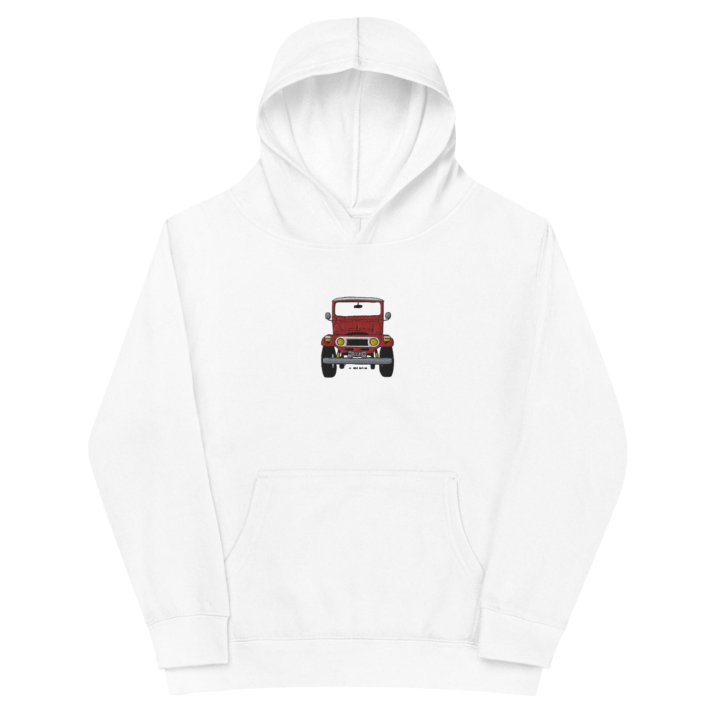 Kids Fj40 Embroidered fleece hoodie