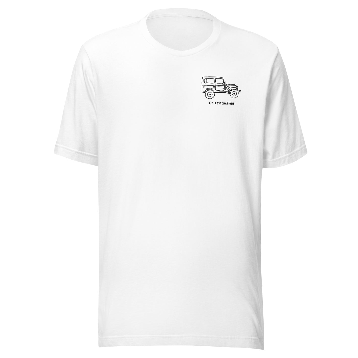 Embroidered side FJ40 short-sleeve unisex T-Shirt