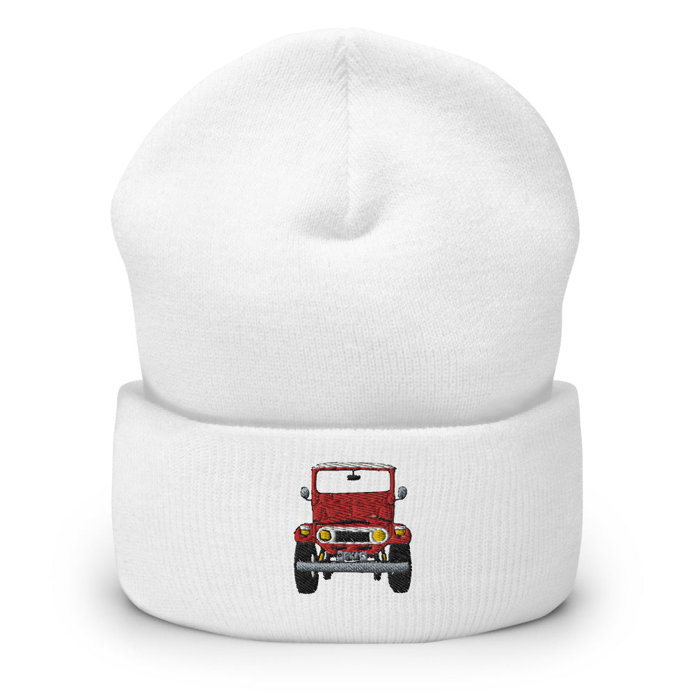 Embroidered freeborn FJ40 Cuffed Beanie