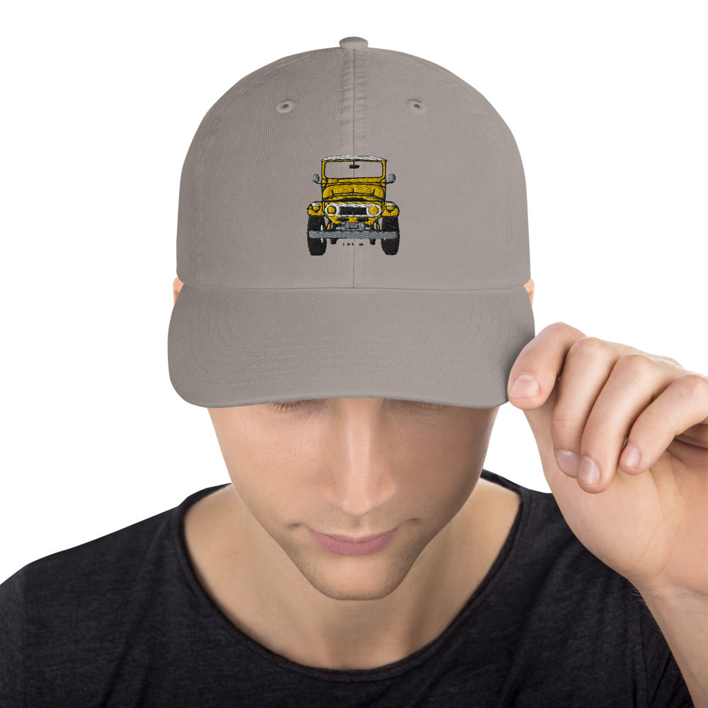 Large mustard Champion dad cap