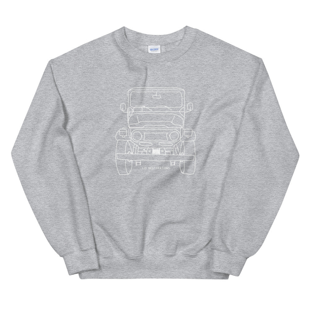 Front-Facing FJ40 Unisex Sweatshirt