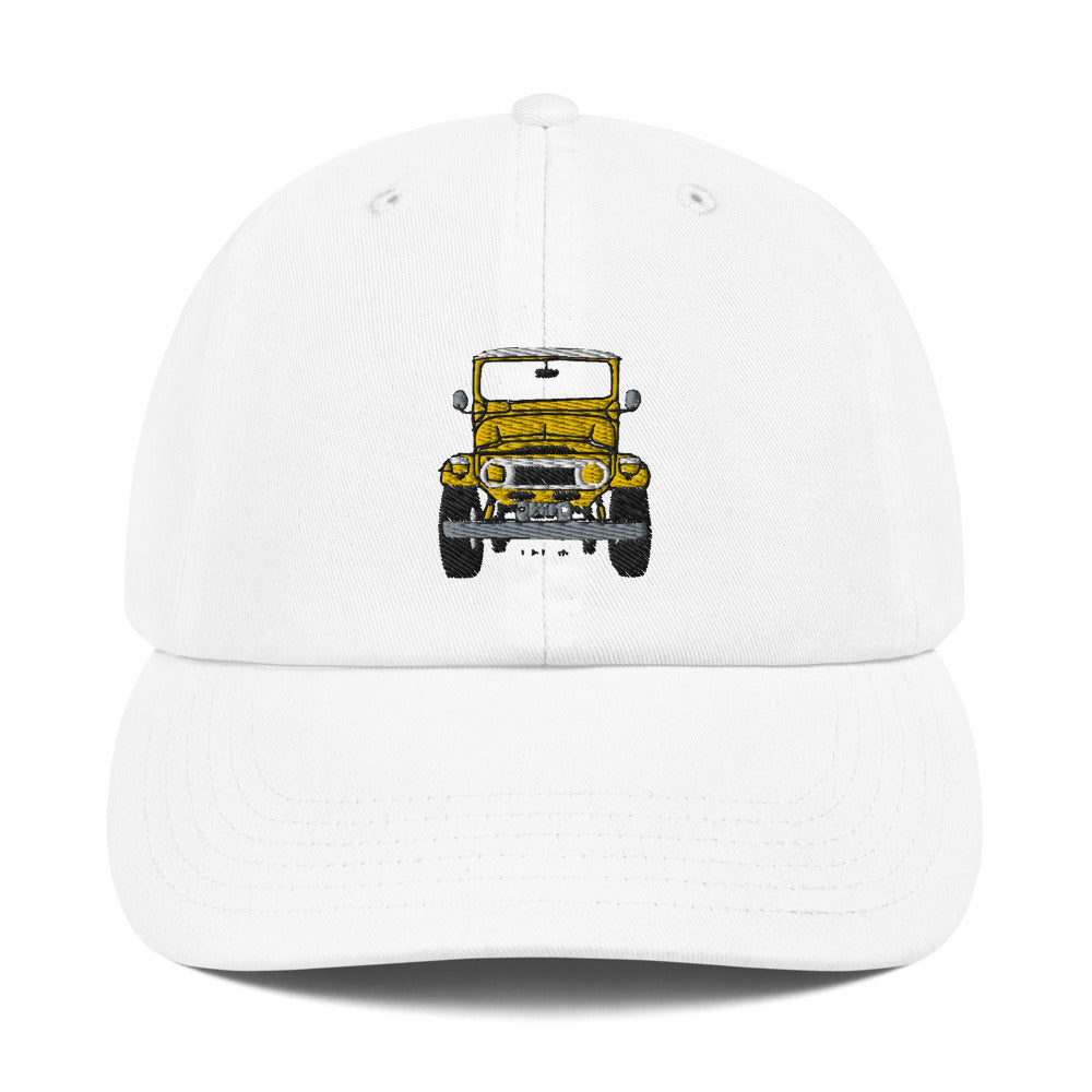 Large mustard Champion dad cap