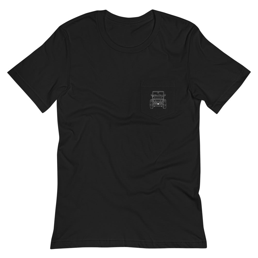 FJ40 Front Unisex Pocket T-Shirt