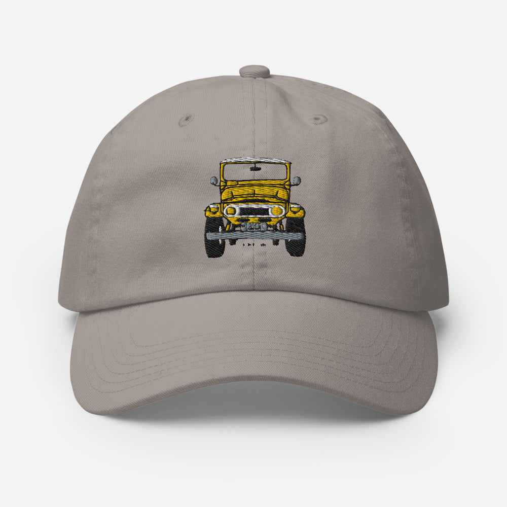 Large mustard Champion dad cap