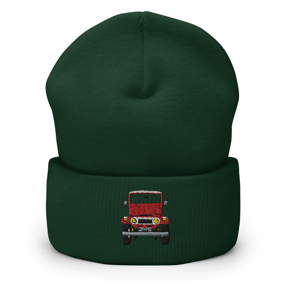 Embroidered freeborn FJ40 Cuffed Beanie