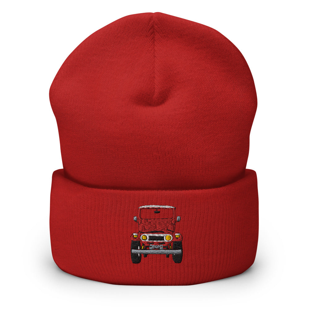 Embroidered freeborn FJ40 Cuffed Beanie