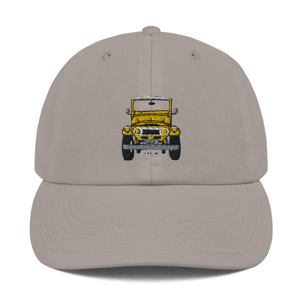 Large mustard Champion dad cap