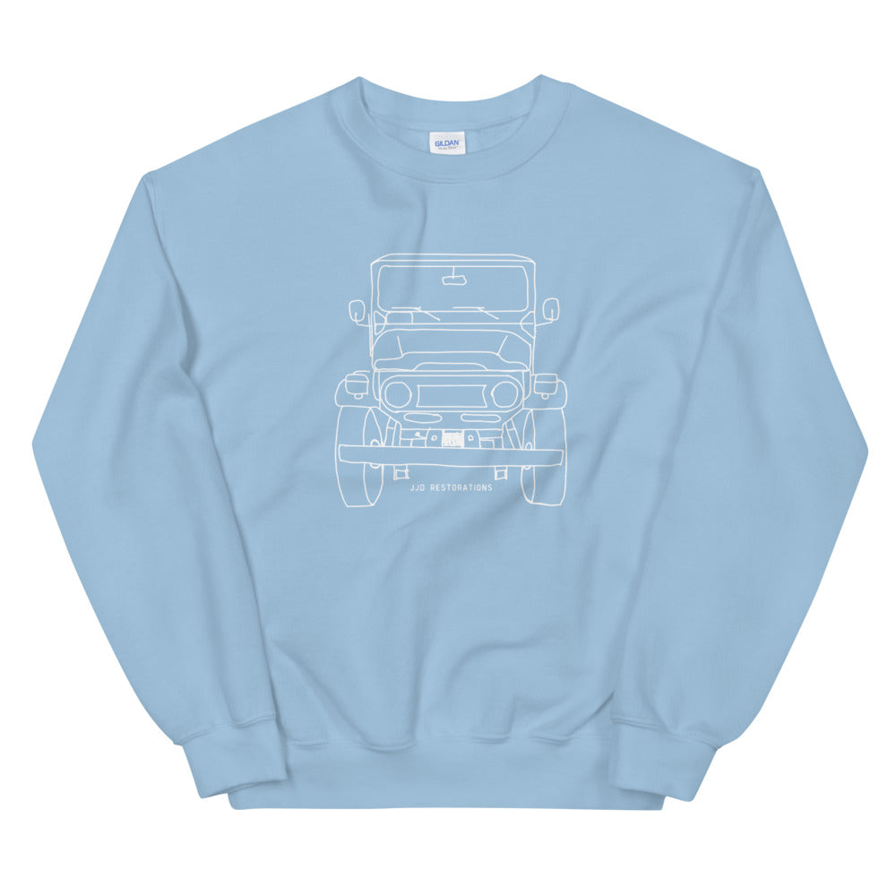 Front-Facing FJ40 Unisex Sweatshirt