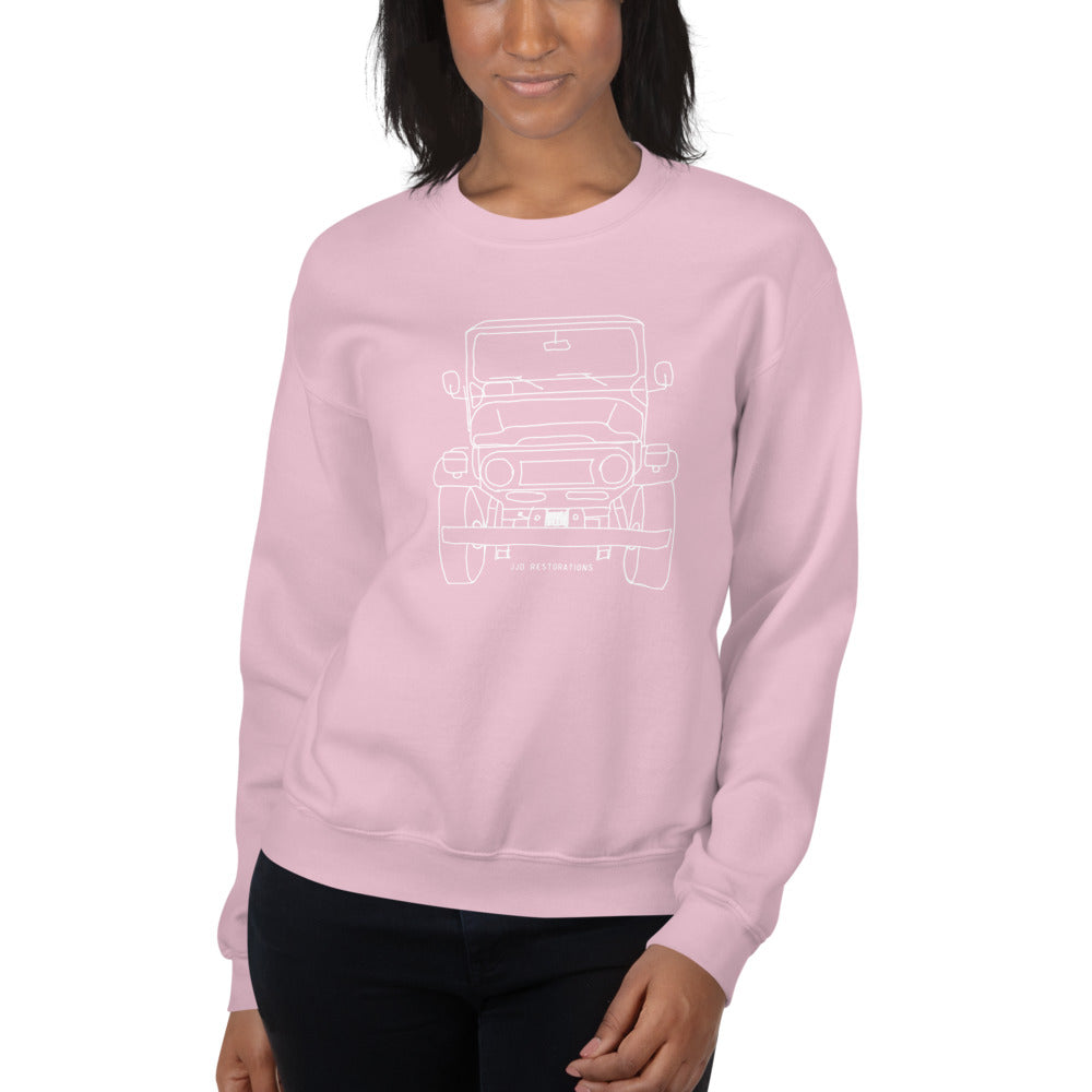 Front-Facing FJ40 Unisex Sweatshirt