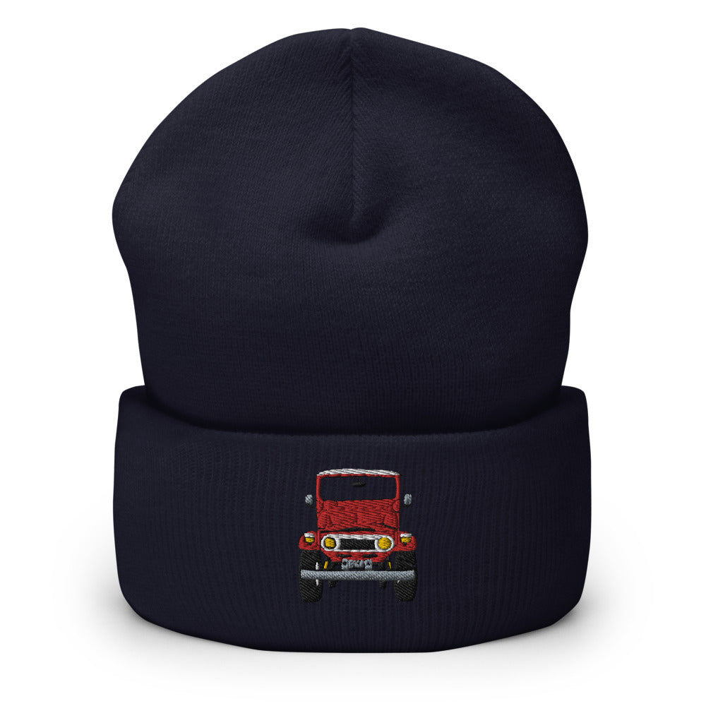 Embroidered freeborn FJ40 Cuffed Beanie