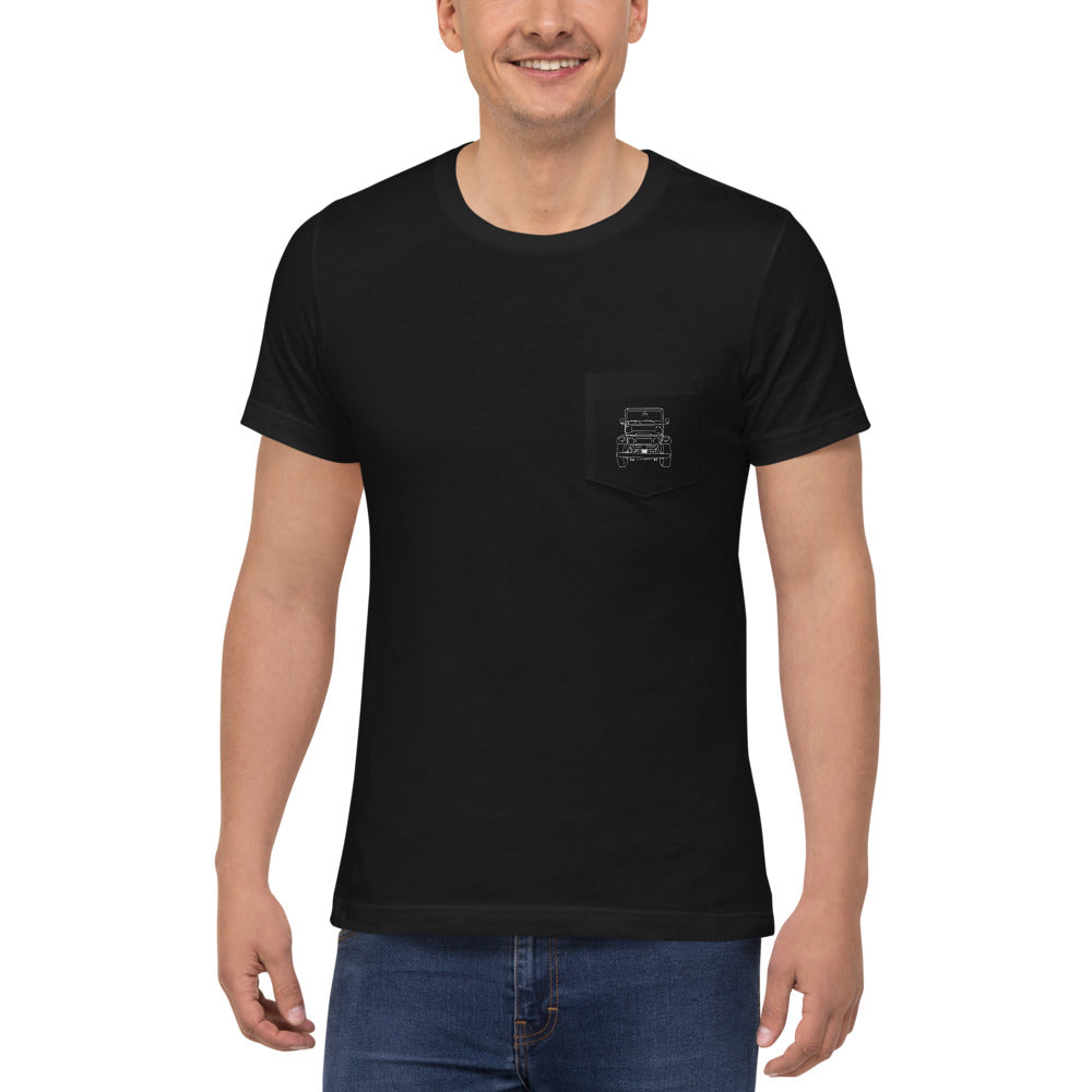 FJ40 Front Unisex Pocket T-Shirt